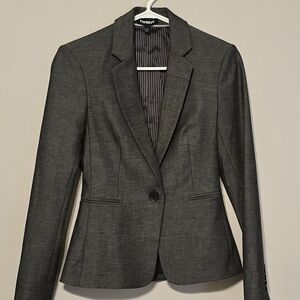 Express Women's Gray Blazer